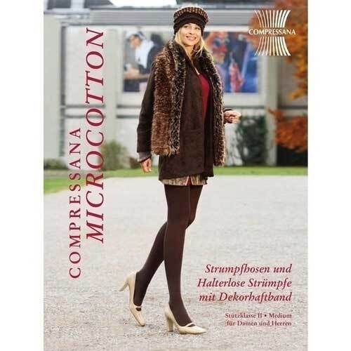 Compressana Microcotton Strumpfhose BW 5 schwarz - 1