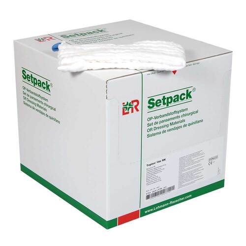 Bauchtuch lite 40x40cm 6fach steril wei&szlig; RK - 1