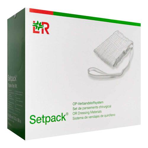 Bauchtuch lite 8x90cm 4fach steril wei&szlig; RK - 1