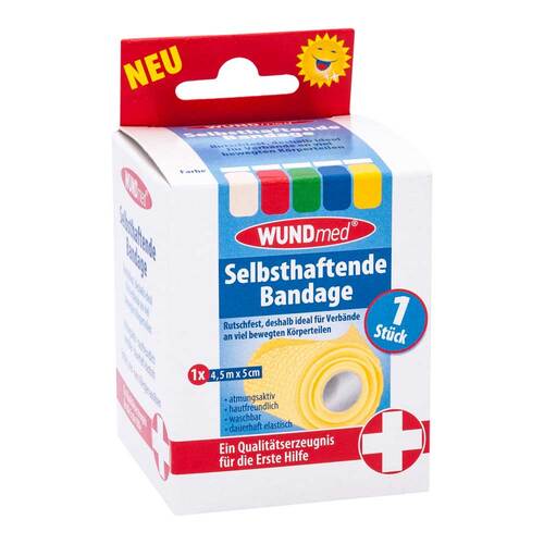 Bandage selbsthaftend 4,5mx5cm farb.sortiert - 1