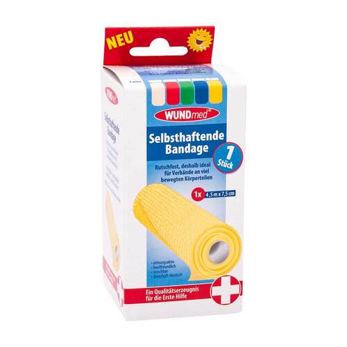 Bandage selbsthaftend 4,5mx7,5cm farb.sortiert - 1