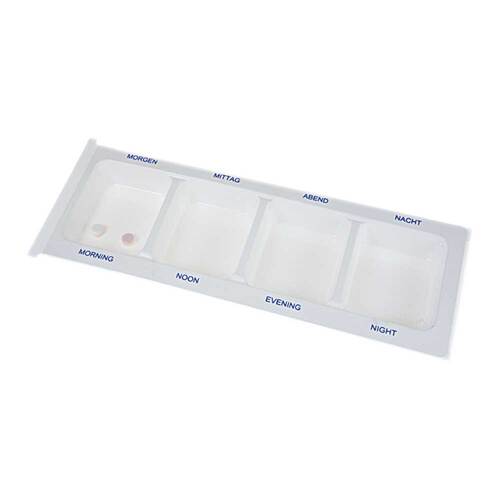 Medikamenten Dispenser 1 Tag 4 gros.F&auml;ch.5x6cm - 1