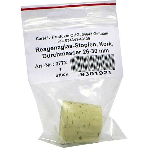 Reagenzglas Stopfen Kork 26 - 30mm Durchmesser - 1