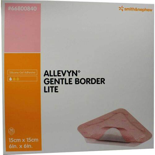 Allevyn Gentle Border Lite 15x15 cm Schaumverband - 1