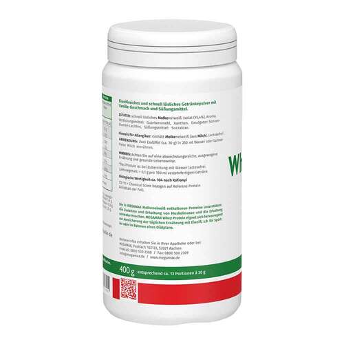 Wheyprotein Lactosefrei Vanille Pulver - 2