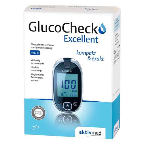 Gluco Check Excellent Blutzuckermess Set mg / dl - 1