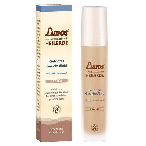 Luvos Naturkosmetik get&ouml;ntes Gesichtsfluid bronze - 1