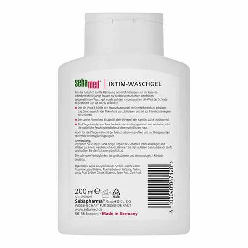 Sebamed Intim Waschgel pH 3,8 f&uuml;r die junge Frau - 2