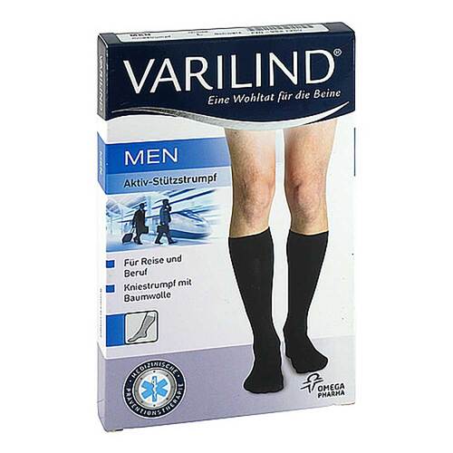 Varilind Men Kniestrumpf XL Baumwolle anthrazit - 1