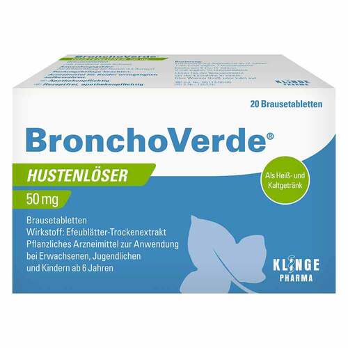 Bronchoverde Hustenl&ouml;ser 50 mg Brausetabletten - 1