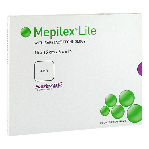 Mepilex Lite Silikonverband 15x15cm - 1