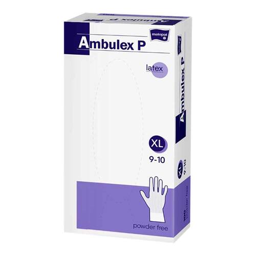 Ambulex Latex Untersuchungshandsch ungepudert unsteril M - 1