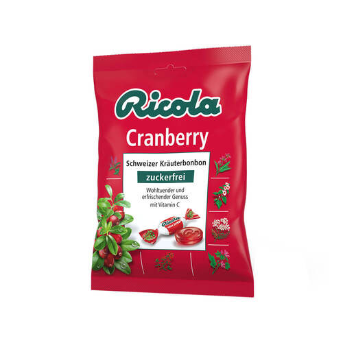 Ricola ohne Zucker Cranberry Bonbons - 1