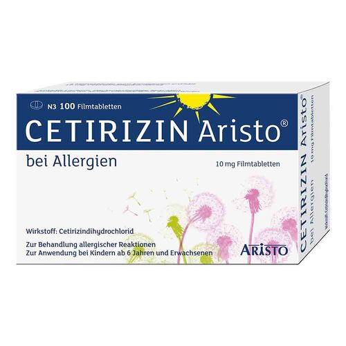 Cetirizin Aristo bei Allergien 10 mg Filmtabletten - 1