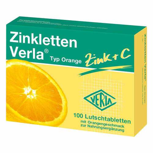 Zinkletten Verla Orange Lutschtabletten - 1