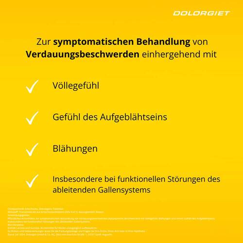 Cholspasmin Artischocke &uuml;berzogene Tabletten - 3