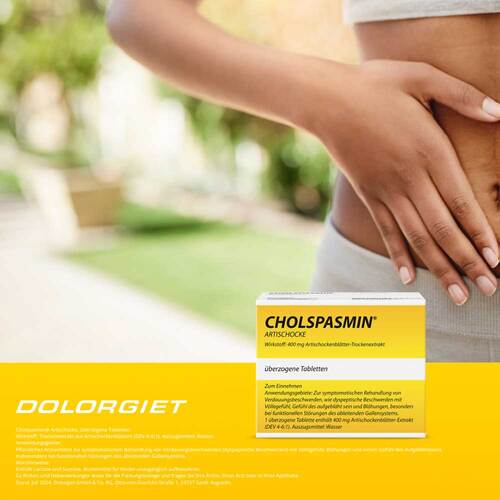 Cholspasmin Artischocke &uuml;berzogene Tabletten - 2