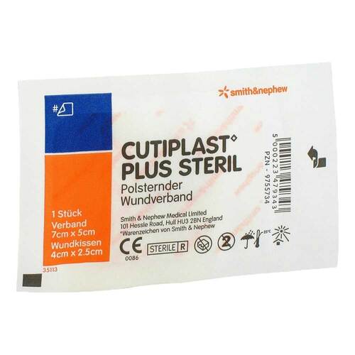 Cutiplast Plus steril 5x7 cm Verband - 1