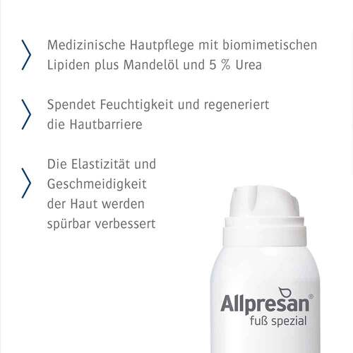 Allpresan Fu&szlig; spezial Original Schaum-Creme sehr trockene Haut Nr.2 - 3