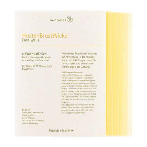 Husten Brust Wickel Eucalyptus Wachswerk - 2
