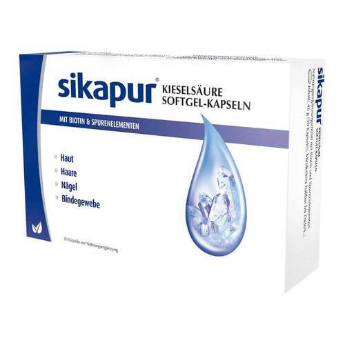 Sikapur Kiesels&auml;ure Softgel Kapseln mit Biotin - 1