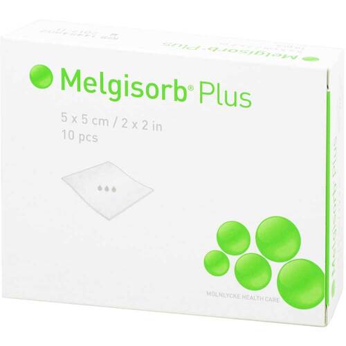 Melgisorb Plus Alginat Verband 5x5 cm steril - 1