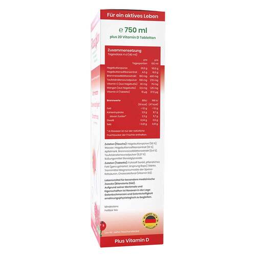 Rosaxan Saft plus Vitamin D-Tabletten - 4