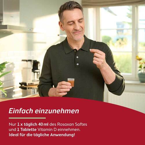 Rosaxan Saft plus Vitamin D-Tabletten - 6