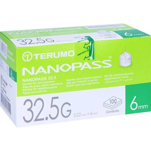 Terumo Nanopass 32,5 Pen Kan&uuml;le 0,22x6 mm - 1