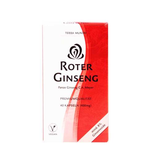 Roter Ginseng 400 mg 8% von Terra Mundo - 1