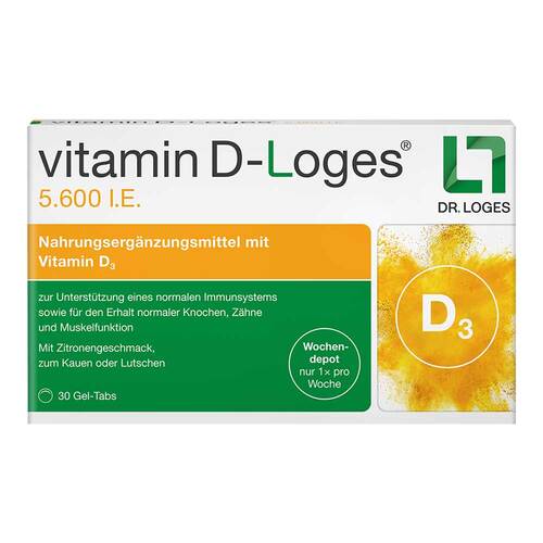 Vitamin D-Loges 5.600 I.E. Kautabletten - 1