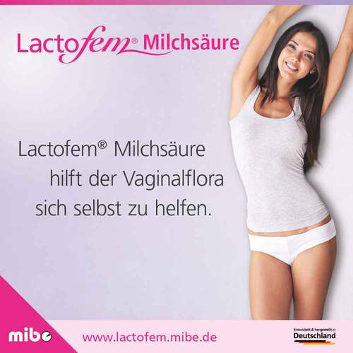 Lactofem Milchs&auml;ure Vaginalz&auml;pfchen - 2