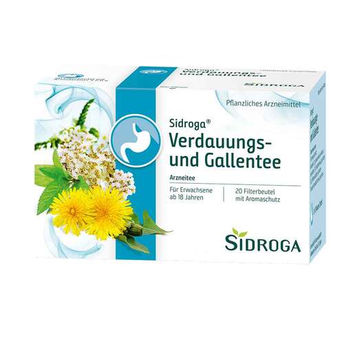 Sidroga Verdauungs- und Gallentee Filterbeutel - 1