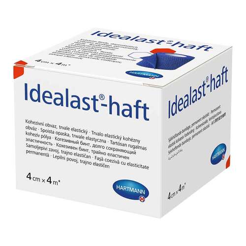 Idealast-haft color Binde 4 cm x 4 m blau - 1