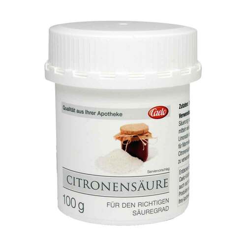 Citronens&auml;ure f&uuml;r Lebensmittel Caelo HV-Packung - 1