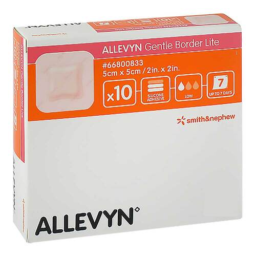 Allevyn Gentle Border Lite 5x5 cm Schaumverband - 1