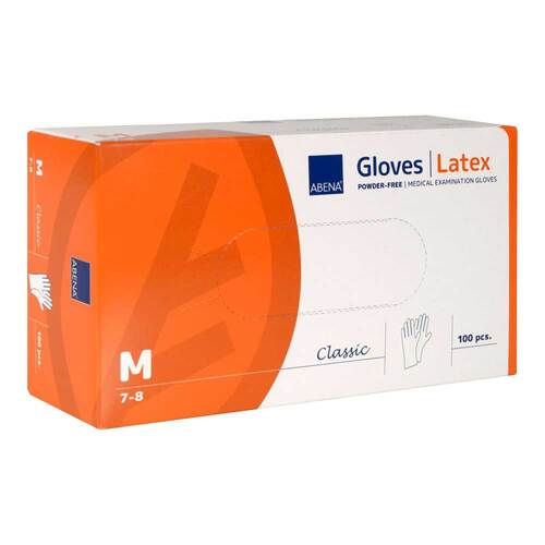 Latex-Handschuhe Classic unsteril puderfrei M natur - 2