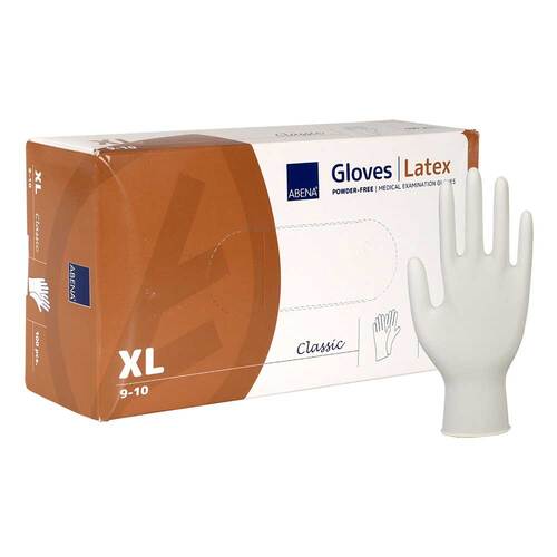 Latex-Handschuhe Classic unsteril puderfrei XL natur - 1