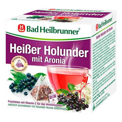 Bad Heilbrunner Hei&szlig;er Holunder mit Aronia Pyr.Beutel - 1
