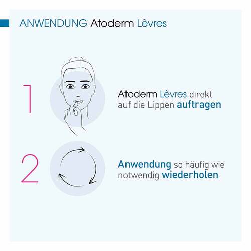 Bioderma Atoderm Levres Baume Lippenbalsam f&uuml;r risssige und sehr trockene Lippen - 5