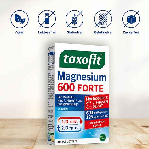 Taxofit Magnesium 600 Forte Depot Tabletten - 5