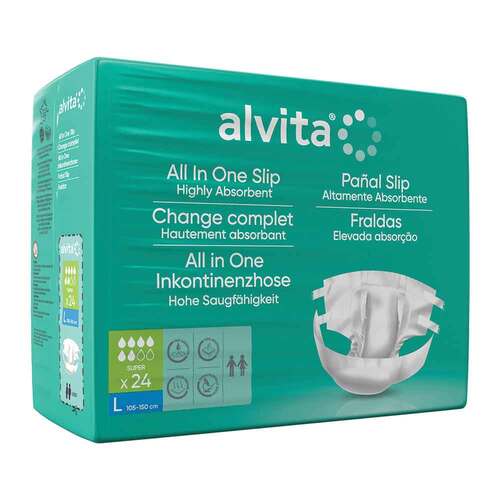 Alvita All-in-One Inkontinenzhose super large Tag - 1