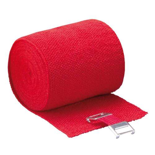 H&ouml;ga Lastic Color Idealbinde 6 cm x 5 m rot cello. - 1