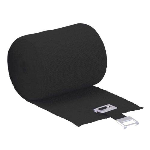 H&ouml;ga Lastic Color Idealbinde 6 cm x 5 m schwarz cello. - 1