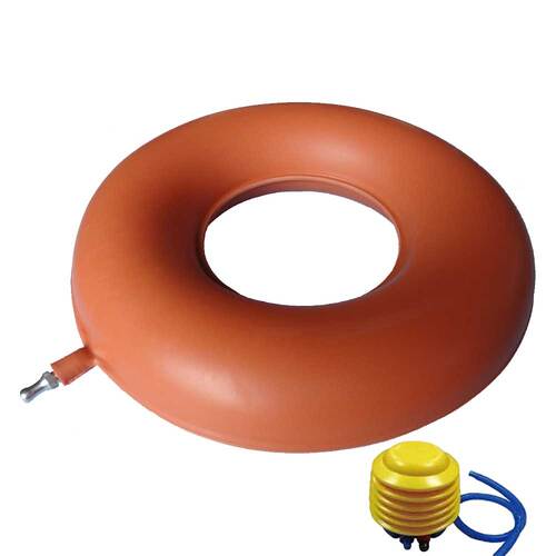 Sitzring / Luftring aufblasbar mit Pumpe 40 cm - 1