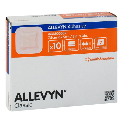 Allevyn Adhesive 7,5x7,5 cm hydrozell.Verband - 1