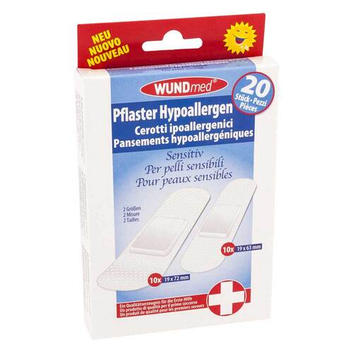 Pflaster Hypoallergen sensitiv transparent 2 Gr&ouml;&szlig;. - 1