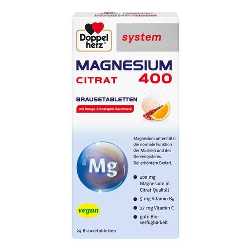 Doppelherz system Magnesium 400 Citrat Brausetabletten - 1