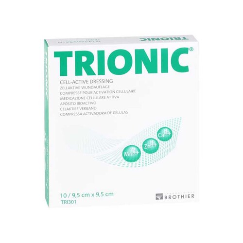 Trionic Wundauflage 9,5x9,5 cm - 1