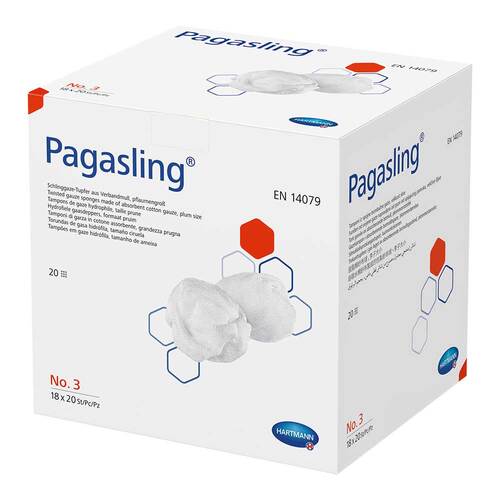 Pagasling Mulltupfer steril Gr&ouml;&szlig;e 3 pflaumengro&szlig; - 1